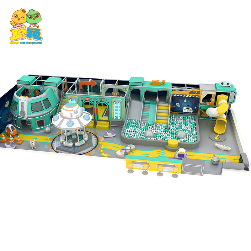 Electric Games Giant Slide Attractive Soft Play Area Indoor Playground With Good Quality