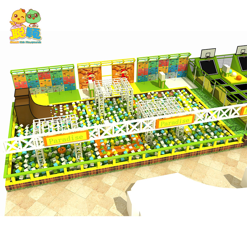 Big Ball Pool Good Quality Trampoline Soft Play Games Set Indoor Playground For Kids