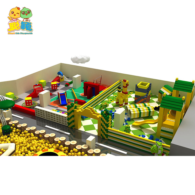 Big Ball Pool Good Quality Trampoline Soft Play Games Set Indoor Playground For Kids