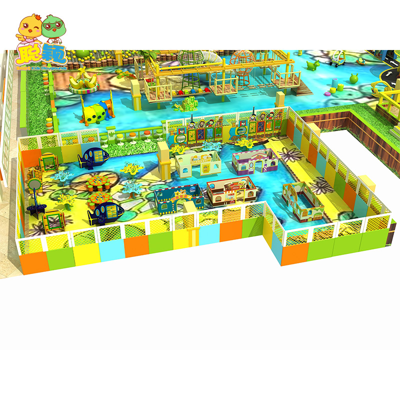 Natural Jungle Theme Various Soft Play Game Areas Indoor Playground From Professional Supplier