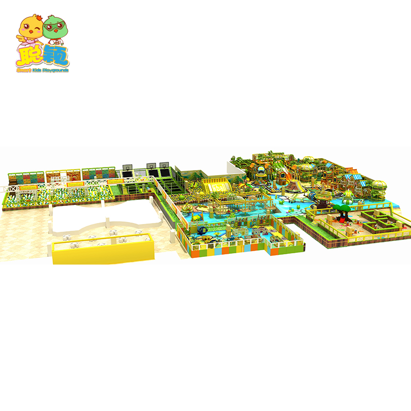 Natural Jungle Theme Various Soft Play Game Areas Indoor Playground From Professional Supplier