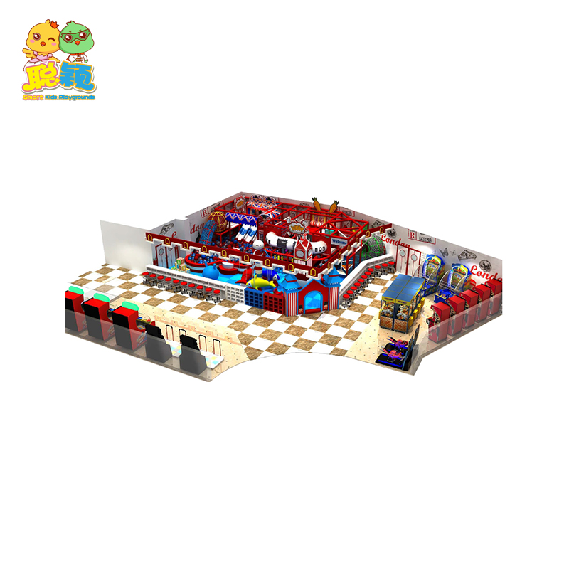 Customized New Design Giant Slide Soft Play Indoor Playground For Kids...
