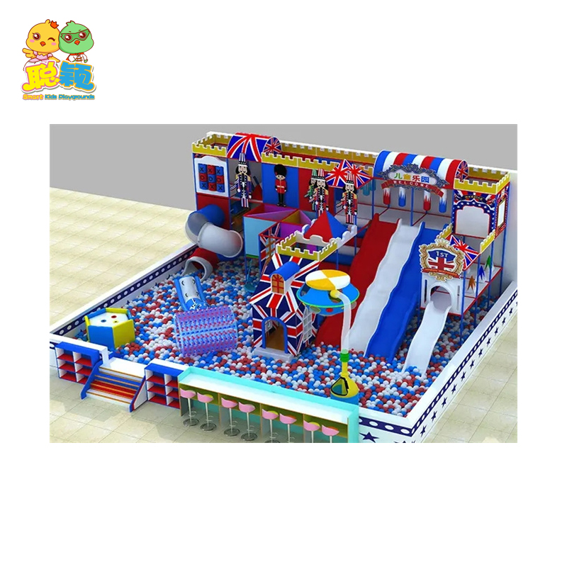 Customized New Design Giant Slide Soft Play Indoor Playground For Kids...