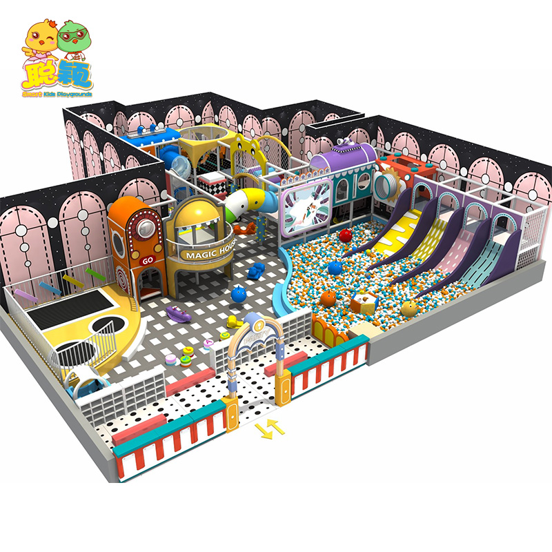 Big House Multi-players Various Games Soft Play Indoor Playground For Kids