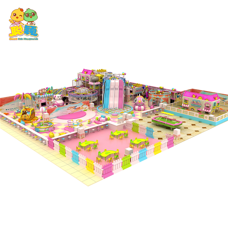 Sweet Candy Theme Modern Style Soft Play Indoor Playground From Professional Supplier