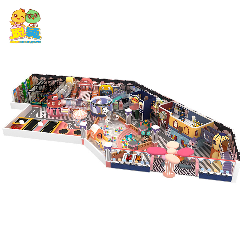 Sweet Candy Theme Modern Style Soft Play Indoor Playground From Professional Supplier