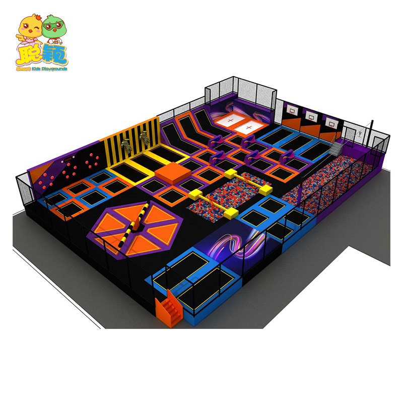 Professional Manufacturer Customized Commercial Children Amumsement Park Giant Indoor Sport Trampoline Park