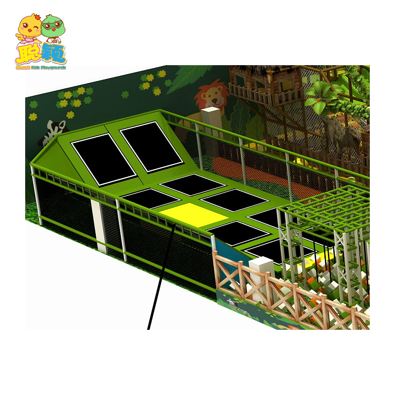 Commercial Giant Trampoline Park Sport Equipment Indoor Playground For Kids