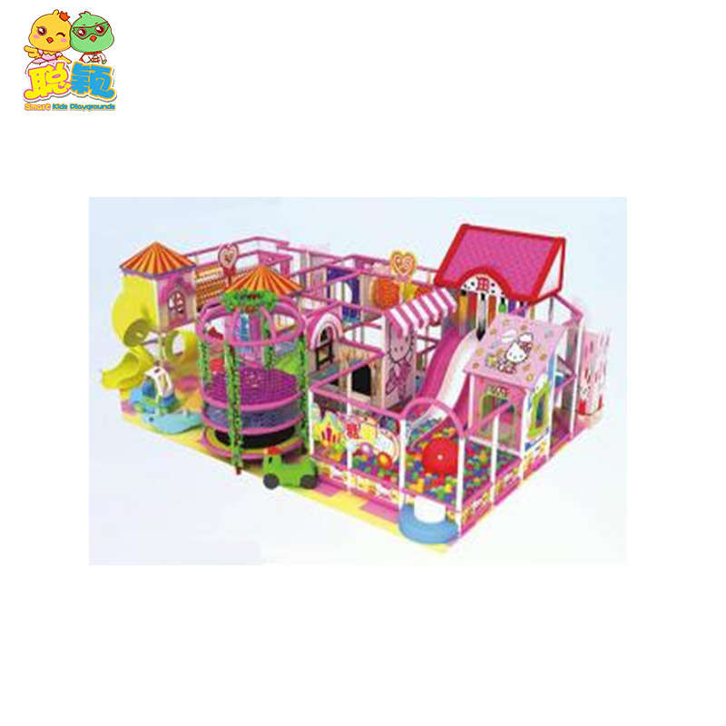 Cute Characters High Quality Giant Slide Soft Play Area Indoor Playground For Sale