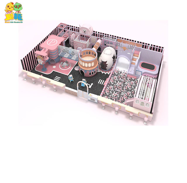 Cute Characters High Quality Giant Slide Soft Play Area Indoor Playground For Sale