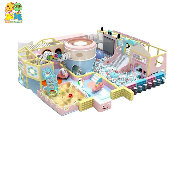 Natural Theme Big Ball Pool Giant Slide Customized Item Soft Play Indoor Playground
