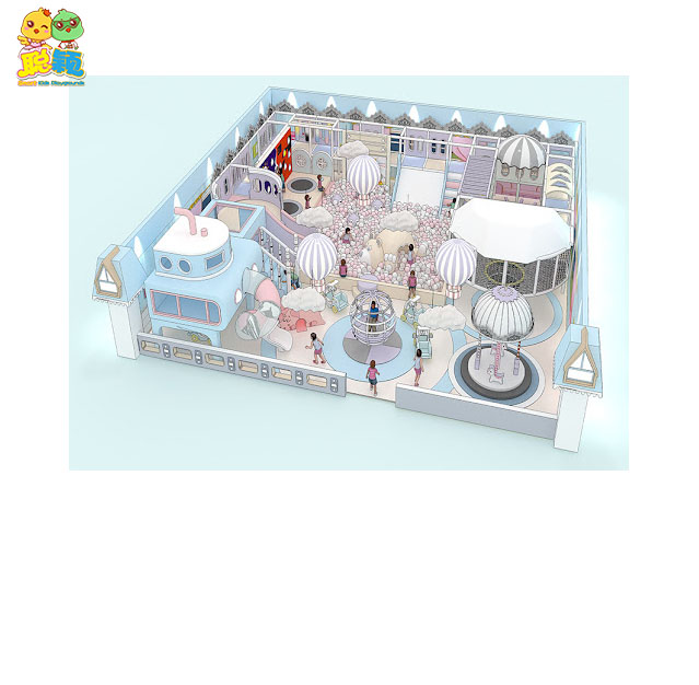 Multi-functional Jungle Theme Indoor Soft Play Playground With Electric Games