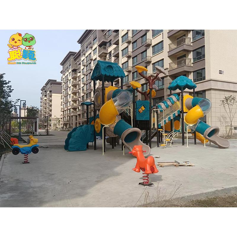 Wooden/Plastic Amusement Park Playground Equipment Slide Climbing Facility Toy Ride