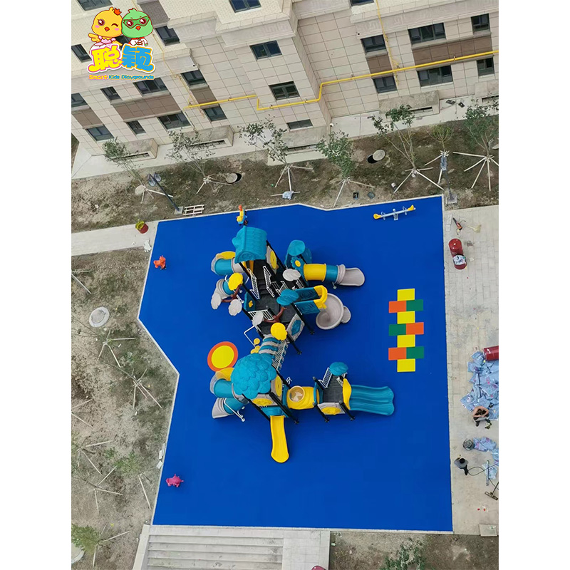 Wooden/Plastic Amusement Park Playground Equipment Slide Climbing Facility Toy Ride
