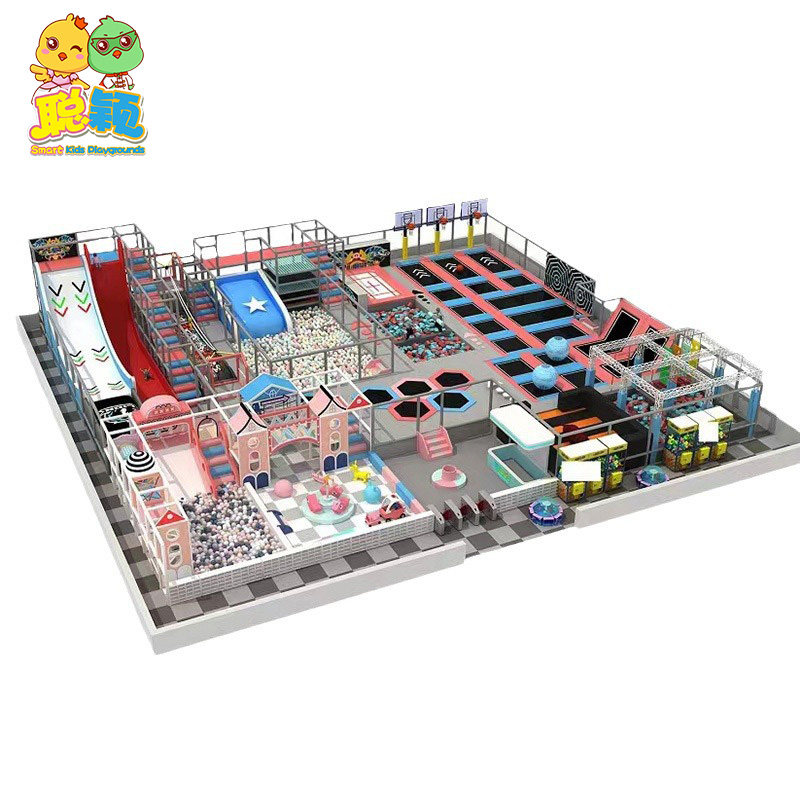 Customized Big House New Design Soft Play Area Indoor Amusement Park Playground For Kids