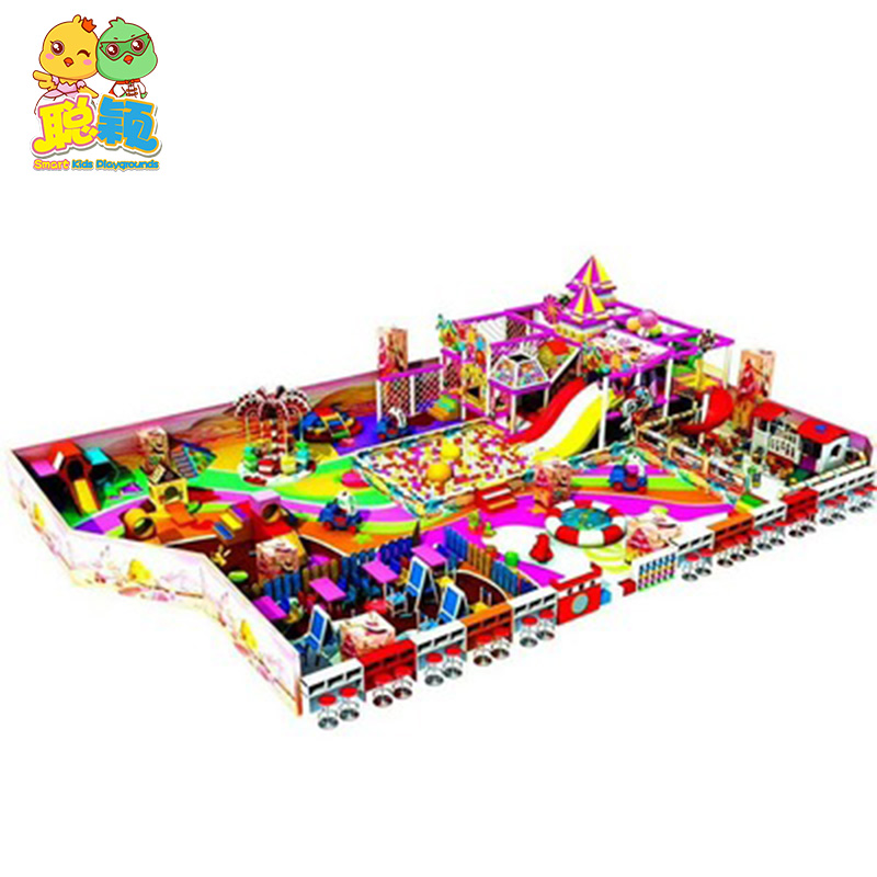 Bright Colorful Soft Play Multi-functional Indoor Playground For Kids
