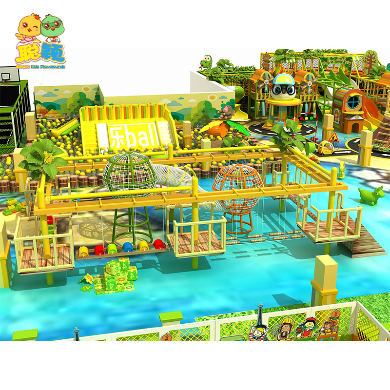 Jungle Theme Multi-functional Soft Play Indoor Playground From Professional Supplier