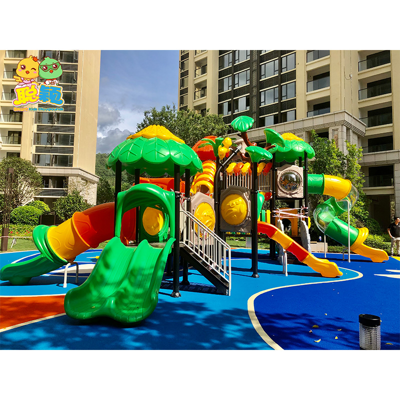 Colorful Large Outdoor Equipment Slides With Certificateion For Kids Oem With Good Price-SKP