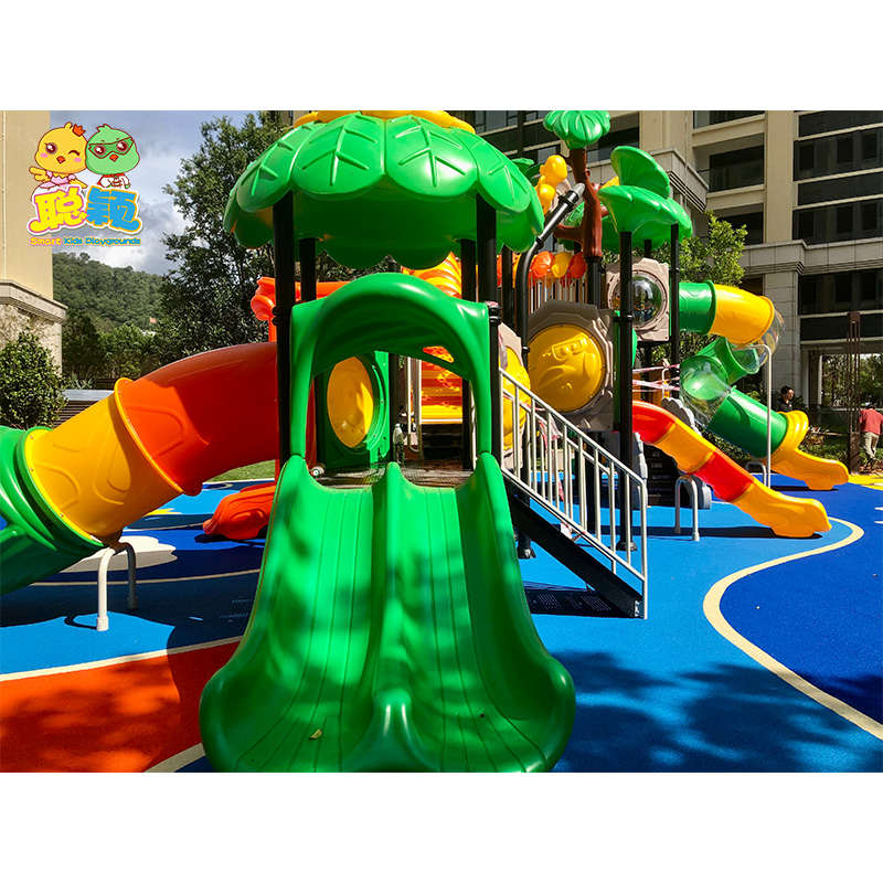 Colorful Large Outdoor Equipment Slides With Certificateion For Kids Oem With Good Price-SKP