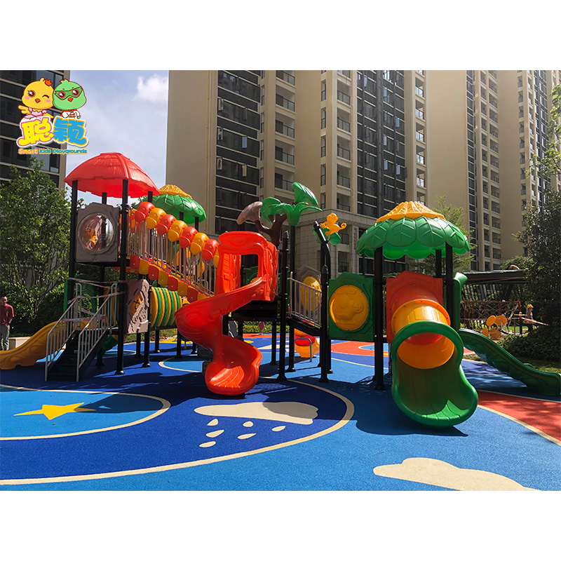 Colorful Large Outdoor Equipment Slides With Certificateion For Kids Oem With Good Price-SKP