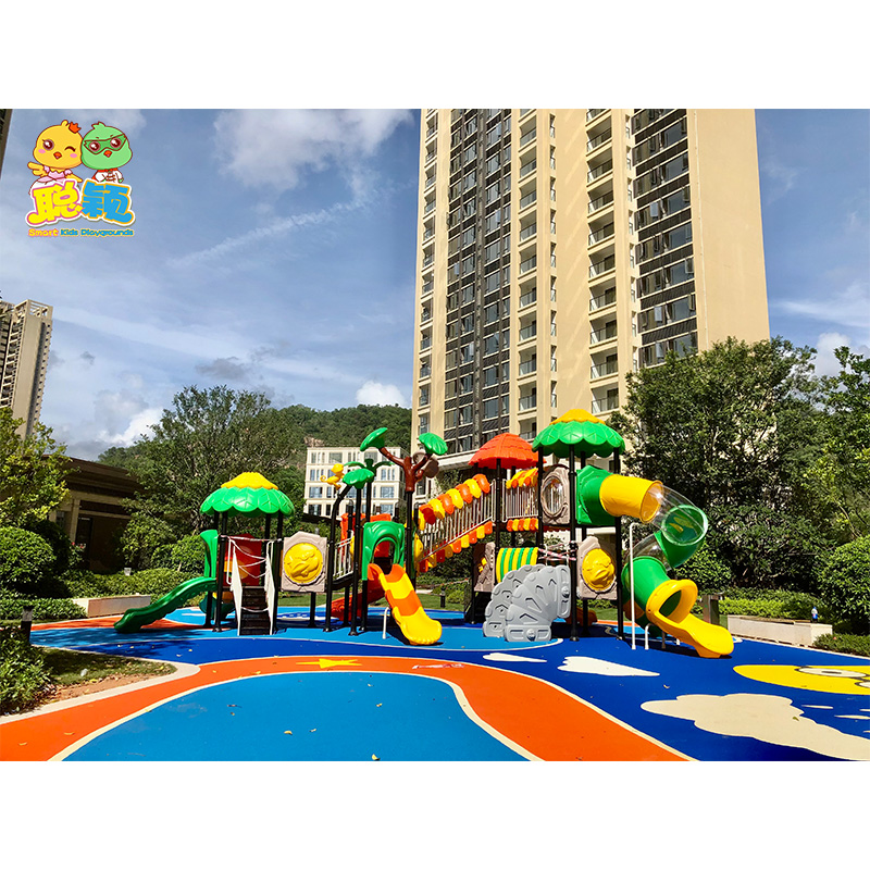 Colorful Large Outdoor Equipment Slides With Certificateion For Kids Oem With Good Price-SKP