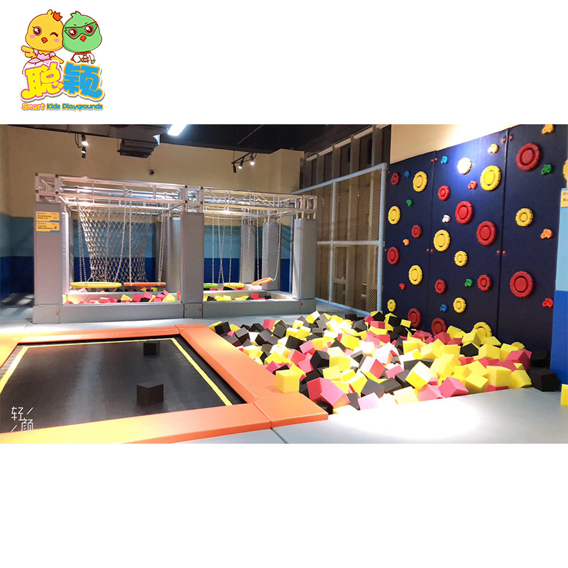 Ball Pit Trampoline Park Jumping Bouncer Kids Soft Play Indoor Playground For Sale