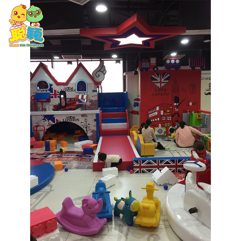 Pretty Attractive Soft Play Indoor Playground With Kiddie Ride Games