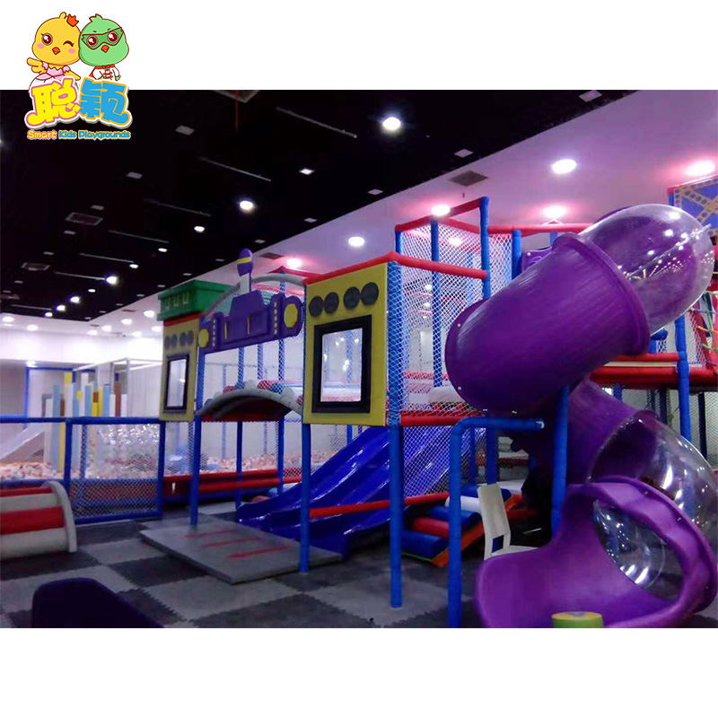 Kids Multi-functional Soft Play Amusement Park Indoor Playground With Magic Wall