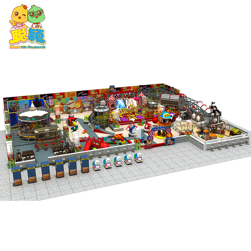 Funny Attractive Electric Games Soft Play Area Indoor Playground From Professional Supplier