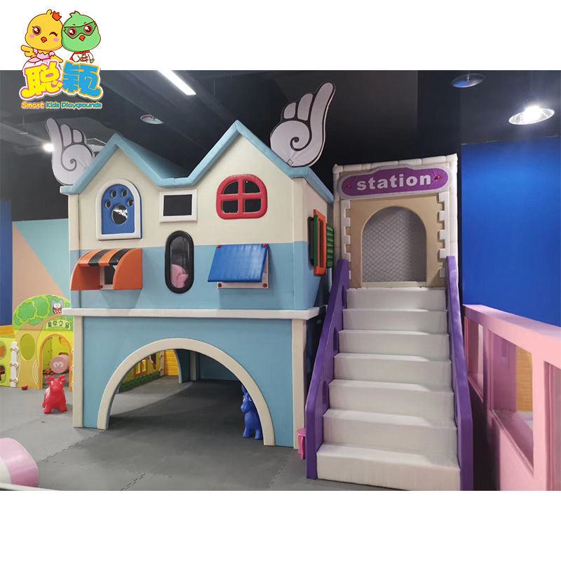 Macaron Style Attractive Amusement Park Soft Play Indoor Playground From Professional Supplier