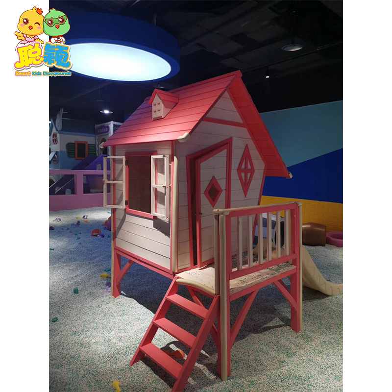Macaron Style Ball Pool Giant Slide Soft Play Indoor Playground For Kids