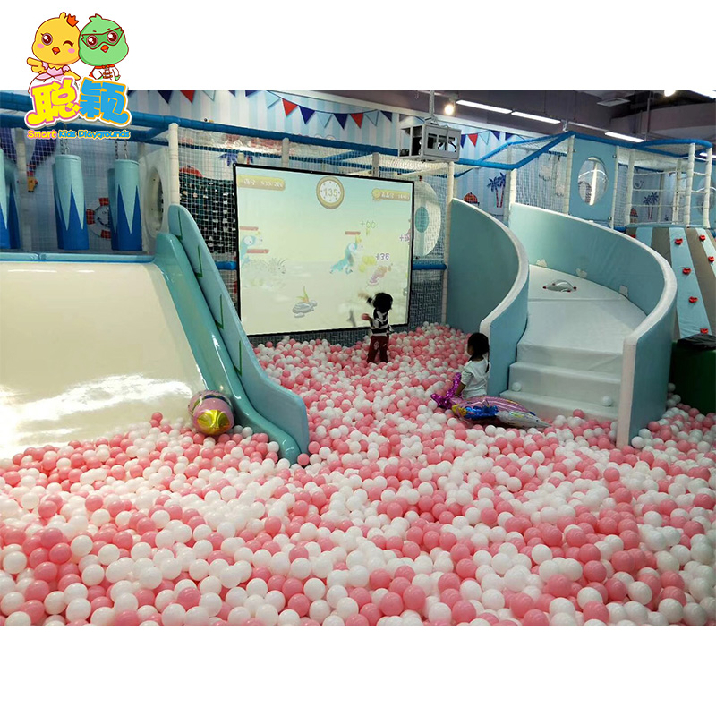 Funny Projector Big Ball Pool Amusement Park Soft Play Games Indoor Playground For Sale