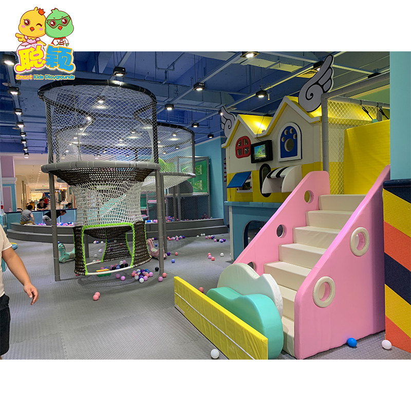Giant Exciting Slide Kids Soft Play Ball Pool Indoor Playground With Sand Pool