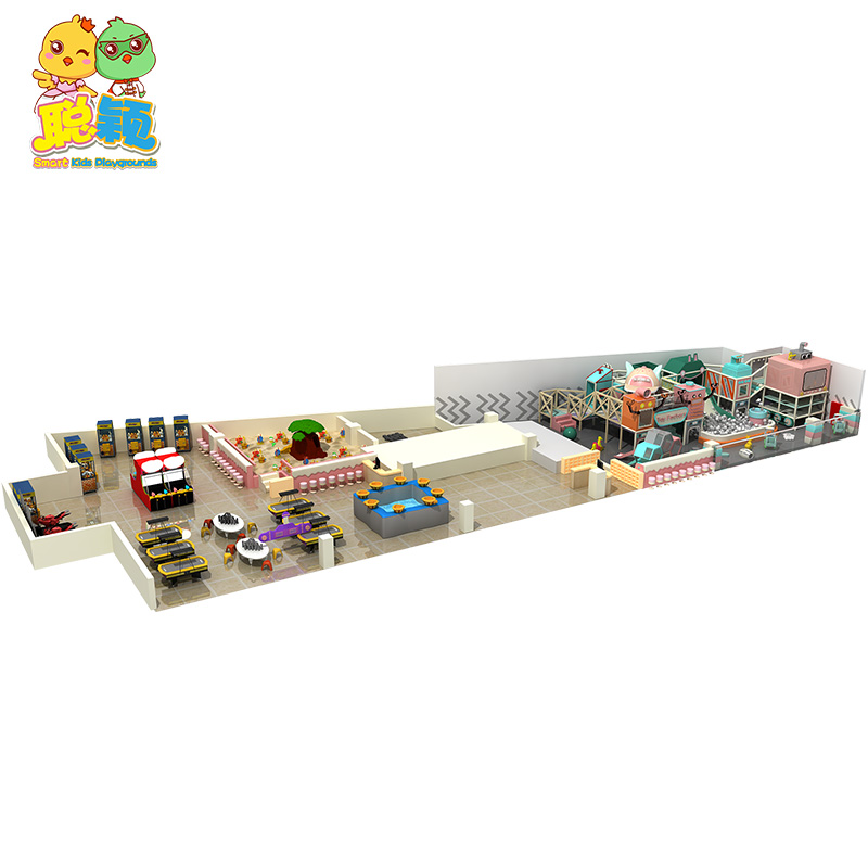 Customized New Design Attractive Soft Play Amusement Park Indoor Playground