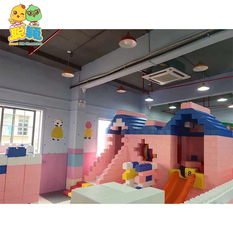 Giant Building Block Amusement Park Soft Play Indoor Playground For Kids