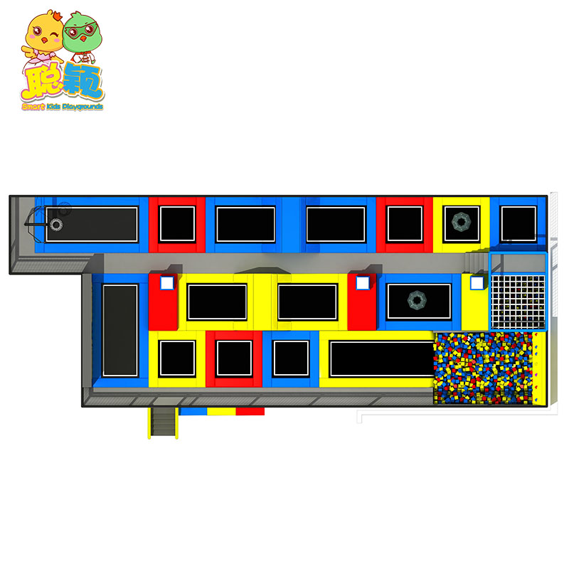 Jumping Bouncer Trampoline Park Soft Play Indoor Playground With Ball Pit