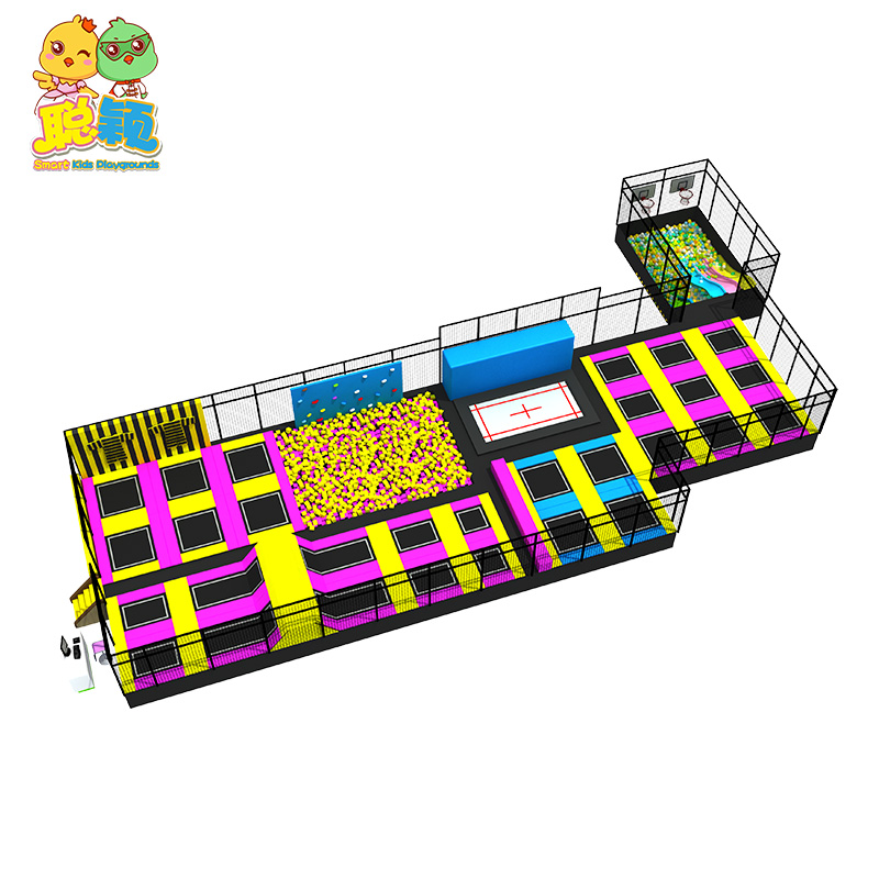 Jumping Bouncer Trampoline Park Soft Play Indoor Playground With Ball Pit