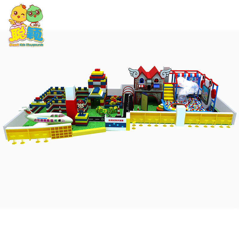 Shopping Mall Kids Soft Play Amusement Park Indoor Playground With Funny Slide