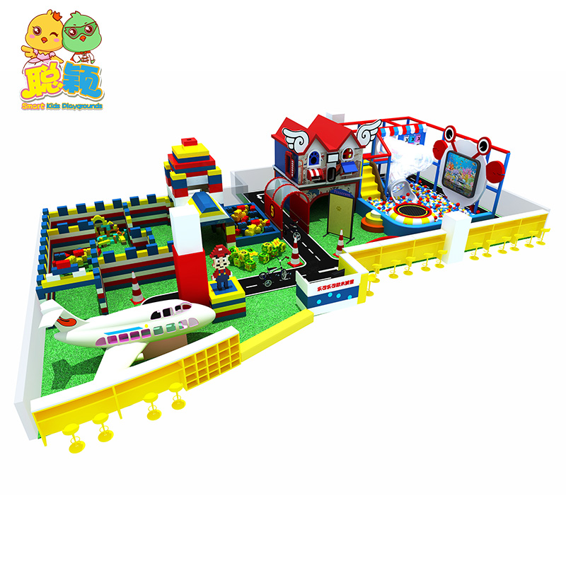 Shopping Mall Kids Soft Play Amusement Park Indoor Playground With Funny Slide