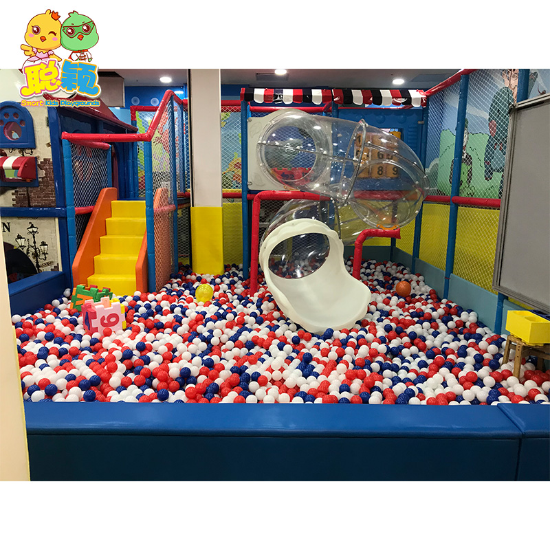 New Design Plastic Slide Big Ball Pool Soft Play Indoor Playground With High Quality