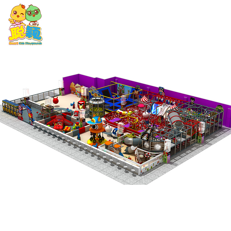 New Design Plastic Slide Big Ball Pool Soft Play Indoor Playground With High Quality