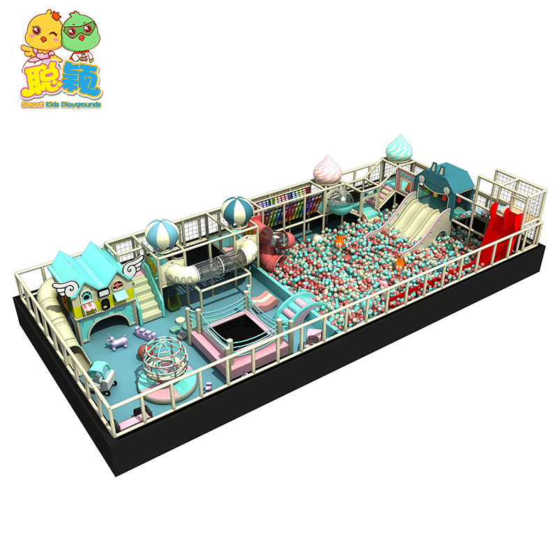 Children Creative Amusement Park Funny Soft Play Area Indoor Playground With Big Building Block Area