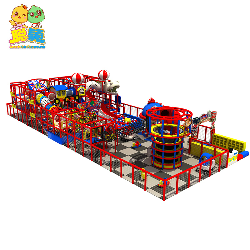 Giant Fiberglass/Plastic Slide Soft Play Area Indoor Playground With High Quality