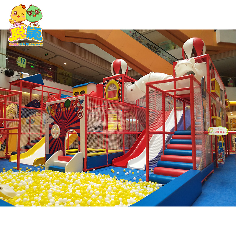 Giant Fiberglass/Plastic Slide Soft Play Area Indoor Playground With High Quality