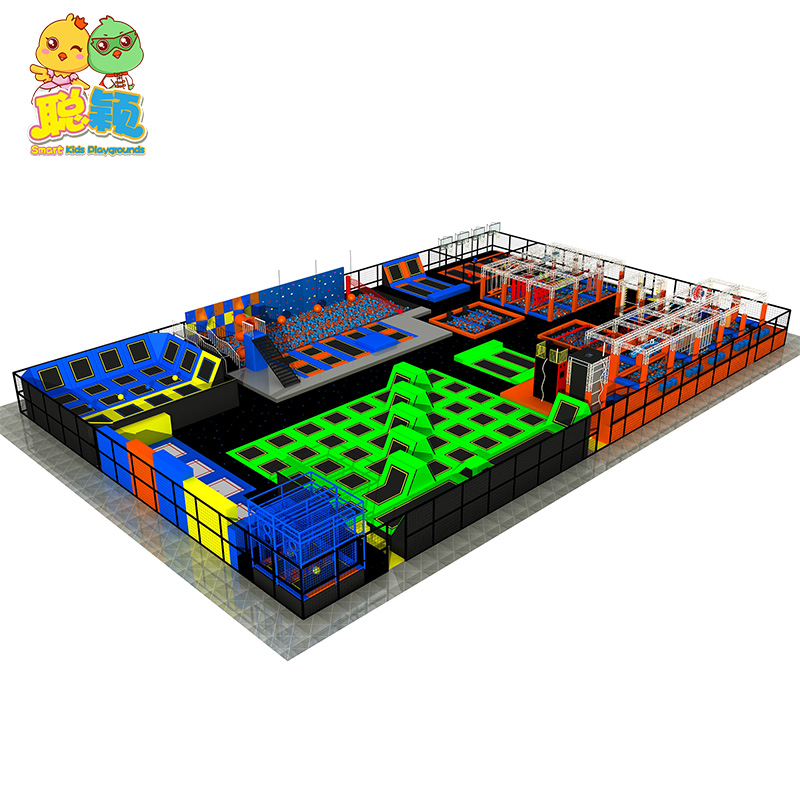 Exciting Trampoline Park Big Ball Pit Soft Play Indoor Playground From Professional Supplier