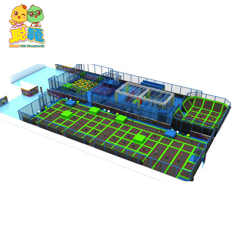 Funny Kids Giant Trampoline Park Soft Play Indoor Playground From Professional Supplier