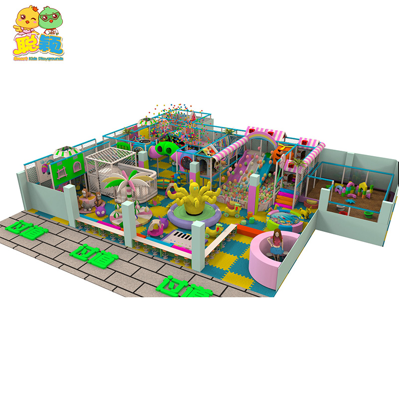 Arcade Games New Fashionable Soft Play Ball Pool Indoor Playground With Giant Slide