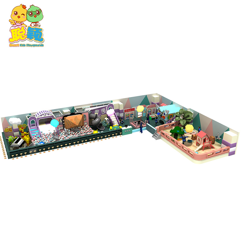 Beautiful Jungle Theme Physical Fitness Amusement Park Soft Play Indoor Playground