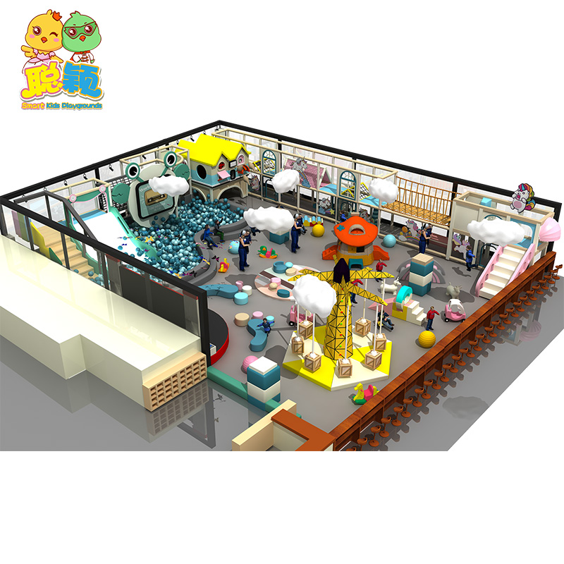 Beautiful Jungle Theme Physical Fitness Amusement Park Soft Play Indoor Playground