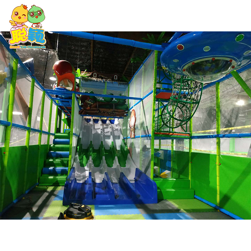 Sports Fitness High Safety Durability Soft Play Indoor Playground With Giant Slide